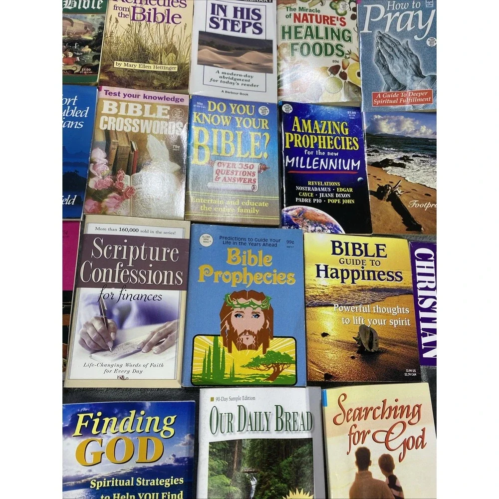 Vtg Christian Mini Book Booklet Lot Of 69 Inspirational Religious Healing Prayer